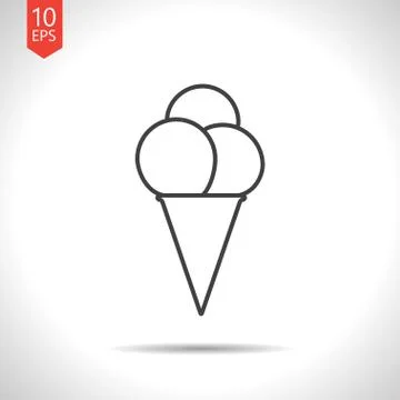 Vector burger icon Stock Illustration