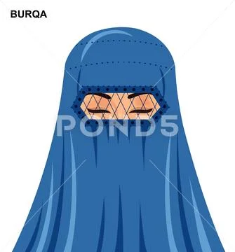 Vector burqa style, beautiful arabic muslim woman in burqa ...