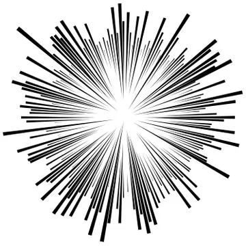 Vector burst rays Illustrazione stock