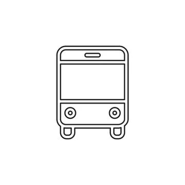 Vector Bus illustration - shuttle Bus Stock Illustration
