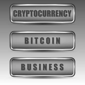 The vector business buttons Stock Illustration