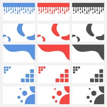 Vector business card backgrounds Stock Illustration