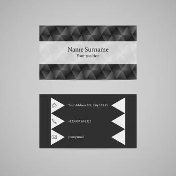 Vector business card Stock Illustration