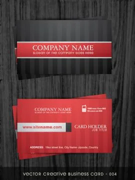Vector business card Illustrazione stock