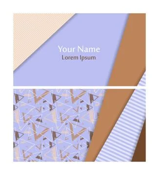 Vector business card Stock Illustration