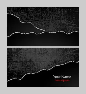 Vector business card Stock Illustration