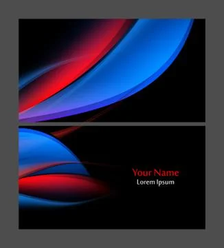 Vector business card Stock Illustration