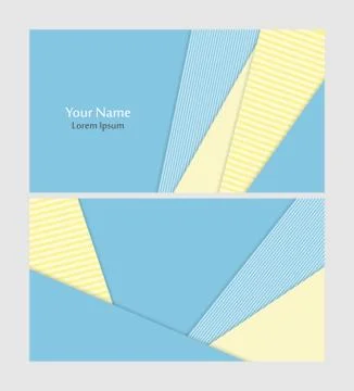 Vector business card Stock Illustration