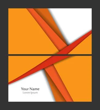 Vector business card Stock Illustration