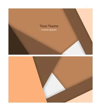 Vector business card Stock Illustration