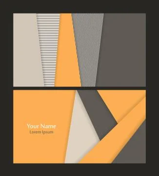 Vector business card Stock Illustration