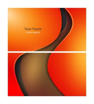 Vector business card Stock Illustration