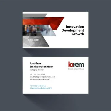 Vector business card template with many yellow rectangles, banne Ilustración de archivo