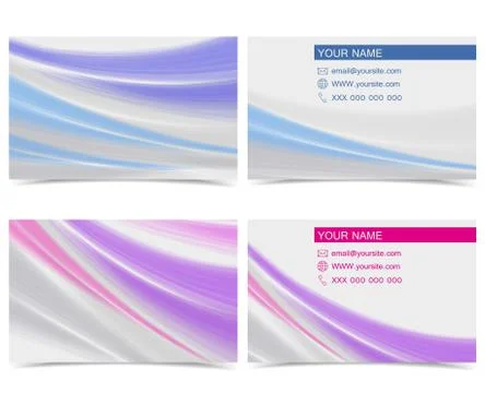 Vector Business Cards Stock Illustration