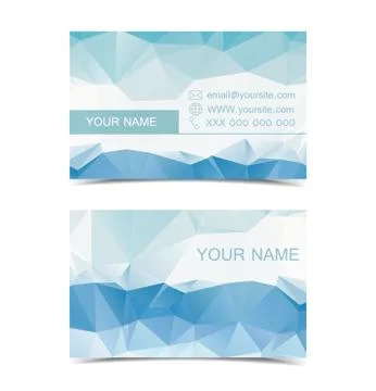 Vector business cards Stock Illustration