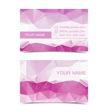 Vector business cards Stock Illustration