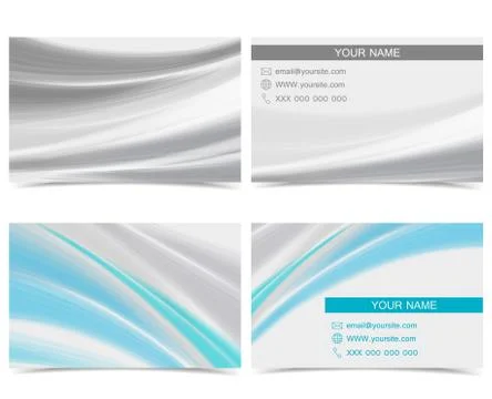 Vector Business Cards Stock Illustration