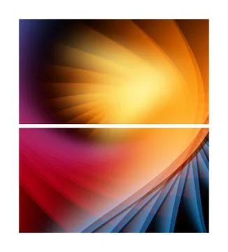 Vector business cards Stock Illustration