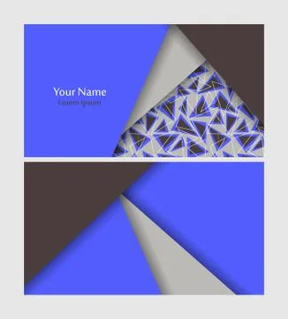 Vector business cards Stock Illustration