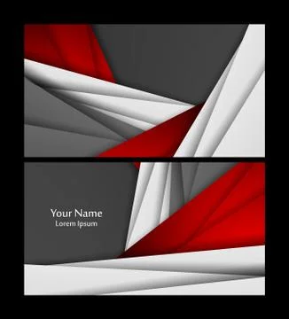 Vector business cards Stock Illustration