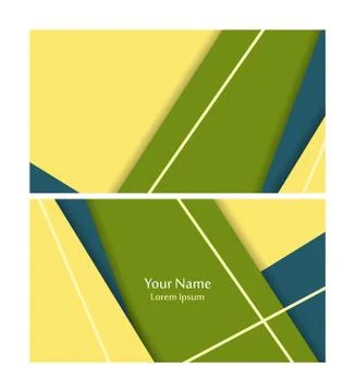Vector business cards Stock Illustration