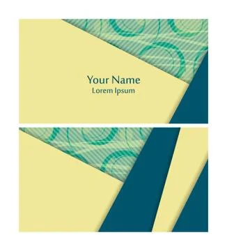 Vector business cards Illustrazione stock
