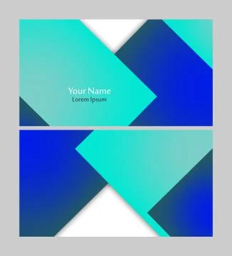 Vector business cards Stock Illustration