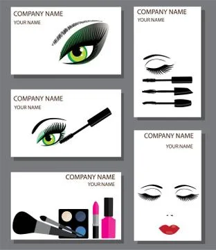 Vector business cards Illustrazione stock
