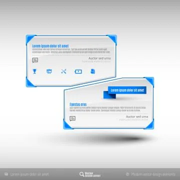 Vector Business Frames Illustrazione stock