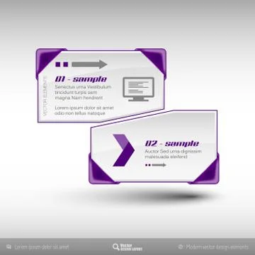 Vector Business Frames Illustrazione stock