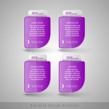 Vector business frames. Infographics template. Design elements for web design Stock Illustration
