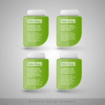 Vector business frames. Infographics template. Design elements for web design Stock Illustration