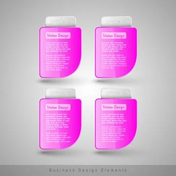 Vector business frames. Infographics template. Design elements for web design Stock Illustration