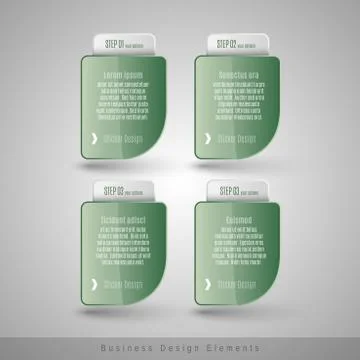 Vector business frames. Infographics template. Design elements for web design Stock Illustration