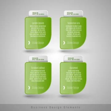 Vector business frames. Infographics template. Design elements for web design Stock Illustration