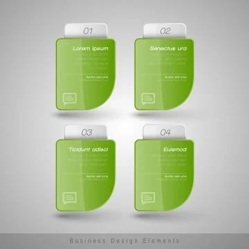 Vector business frames. Infographics template. Design elements for web design Stock Illustration