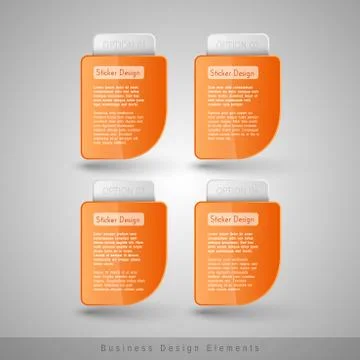 Vector business frames. Infographics template. Design elements for web design Stock Illustration