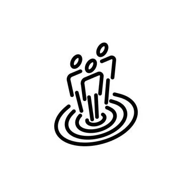 Vector business icon on white background Stock Illustration