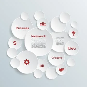 Vector business infographic. Stock Illustration