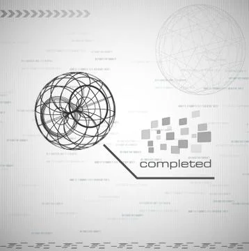 Vector business processing backgrounds Stock Illustration