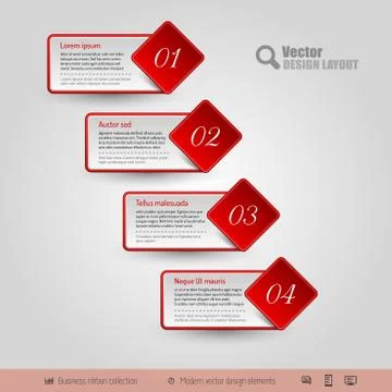 Vector Business Stickers Stock Illustration