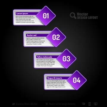 Vector Business Stickers Illustrazione stock