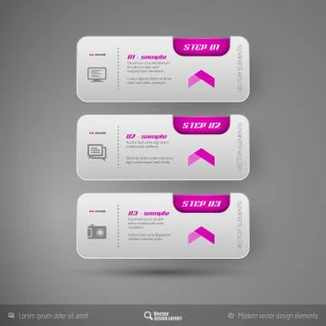 Vector Business Stickers 스톡 일러스트