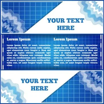 Vector business template for presentation. Stock Illustration