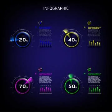 Vector business template for presentation Stock-Illustration