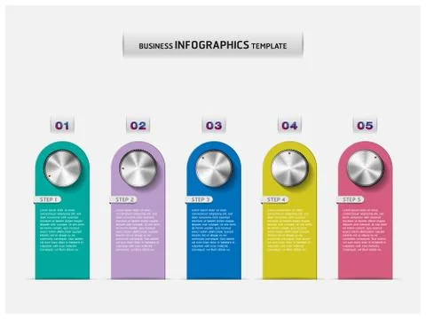 Vector business template for presentation Stock Illustration