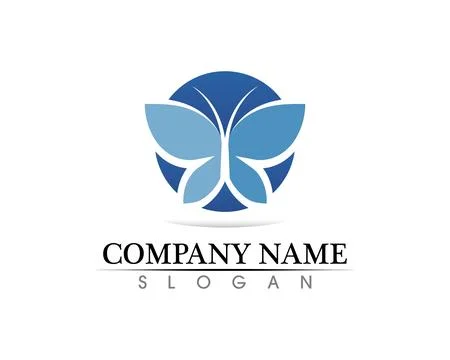Vector - Butterfly conceptual simple, colorful icon. Logo. Vector illustratio 스톡 일러스트