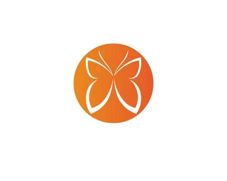 Vector - Butterfly conceptual simple, colorful icon. Logo. Vector illustratio 스톡 일러스트