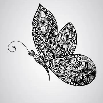 Vector butterfly Illustrazione stock