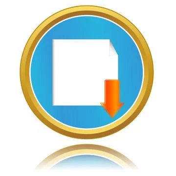 Vector Button Download Stock Illustration